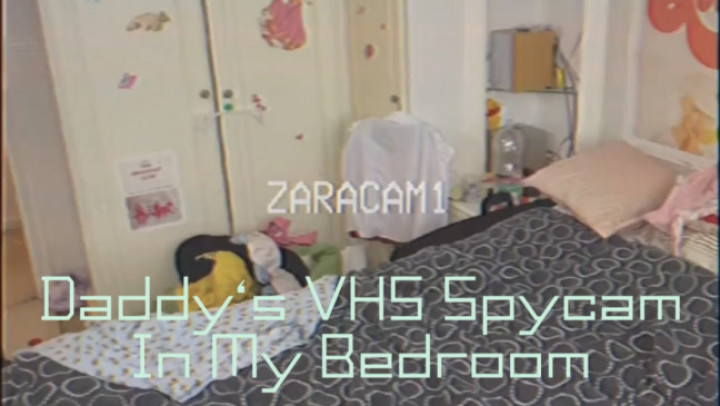 Poster for Manyvids Star - Daddy'S Vhs Spycam In My Bedroom - Jan 21, 2023 - Zara Lee Xox - Hidden Cam, Daddys Girl, Voyeur (Зара Ли Xox Скрытая Камера)