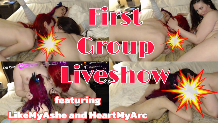 Poster for First Group Liveshow Featuring Likemyashe And Heartmyarc - Miss Malorie Switch - Manyvids Model - Spanking, Smalltits, Girlgirlgirl (Мисс Мэлори Свитч)