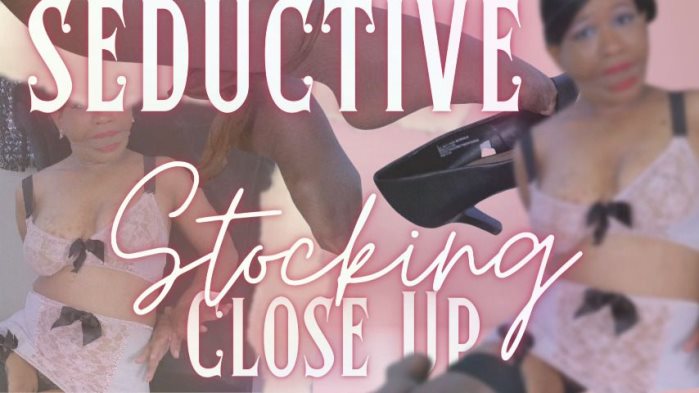 Poster for Cupcake Sinclair - Clips4Sale Model - Seductive Stocking Close Up - Bondage, Gagtalk, Garterandstockings (Кекс Синклер Бондаж)
