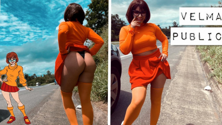 Poster for Naughty Velma Tease Cum In Car Public - February 12, 2020 - Manyvids Star - Emanuelly Raquel - Pin Up Cartoons, Cosplay (Эмануэли Ракель Косплей)