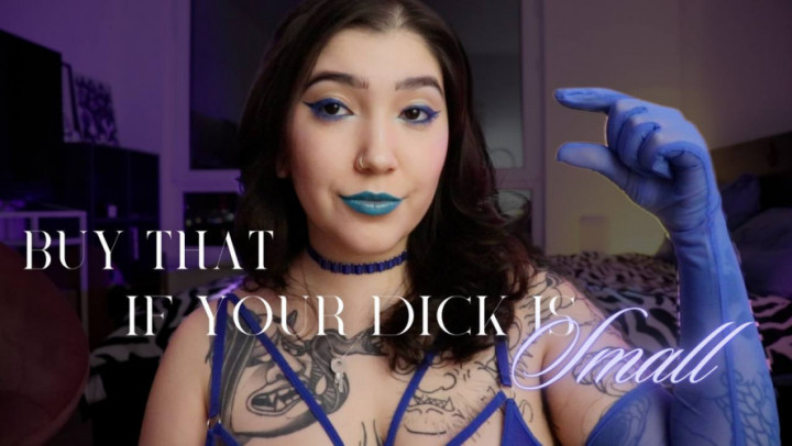 Poster for Manyvids Girl - Devillishgoddess - Buy That If Your Dick Is Small By Devillish Goddess Ileana - Humiliation, Femdompov, Sph