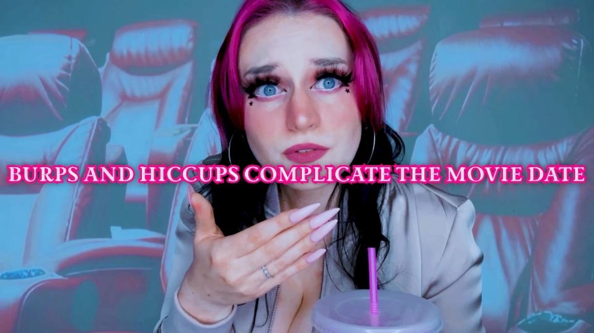 Poster for Manyvids Star - Starry Yume - Burps And Hiccups Complicate The Movie Date - Public Burping, Embarrassment, Hiccups (Звездная Юмэ Публичная Отрыжка)