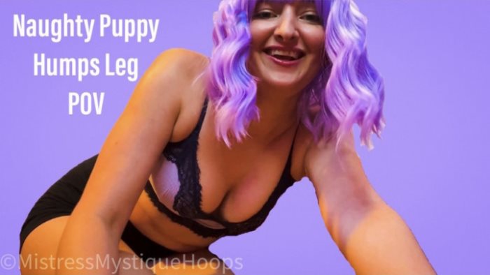 Poster for Clips4Sale Model - Mistressmystique - Naughty Puppy Hus Leg Pov With Music - Humiliation, Femaledomination (Унижение)