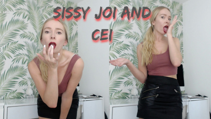 Poster for Sissy Joi And Cum Eating Instruction - July 11, 2019 - Manyvids Star - Brea Rose - Joi, Sissification, Cei (Розовое Поле)