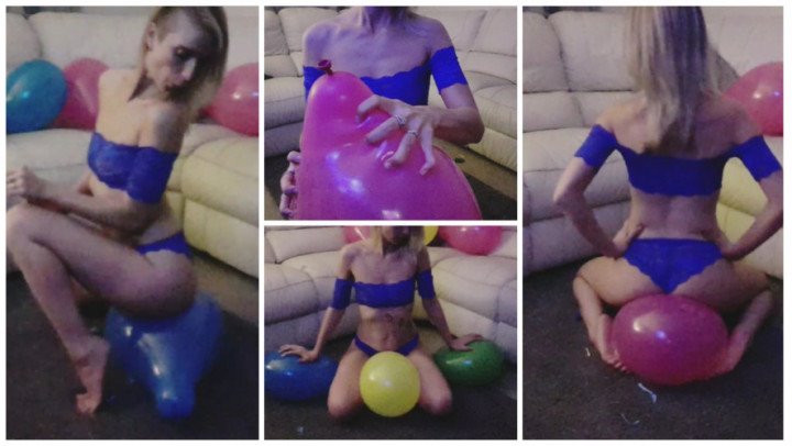 Poster for Lexi Snow - Manyvids Girl - Lexi Snow Brat Pops Sisters Birthday Balloons - Party Game, Sisters, Balloons (Лекси Сноу Сестры)