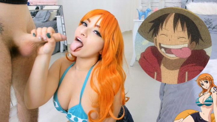 Poster for Emanuelly Raquel - Cosplay Nami One Piece Blowjob - August 17, 2020 - Manyvids Girl - Cum In Mouth, Comic Book Role Play, Cosplay (Эмануэли Ракель Ролевая Игра По Комиксам)