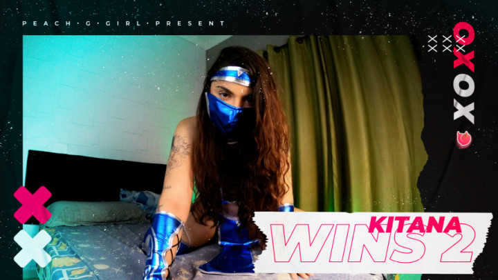 Poster for Kitana Wins 2 - June 12, 2023 - Manyvids Model - Peachganjagirl - Latina, Femdom, Cosplay (Фемдом)