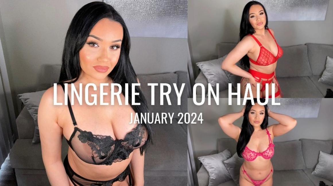 Poster for Mia Jocelyn - Lingerie Try On Haul: January 2024 - Manyvids Girl - Lace/Lingerie, Kink, Striptease (Миа Джослин Кружево/Линейка)