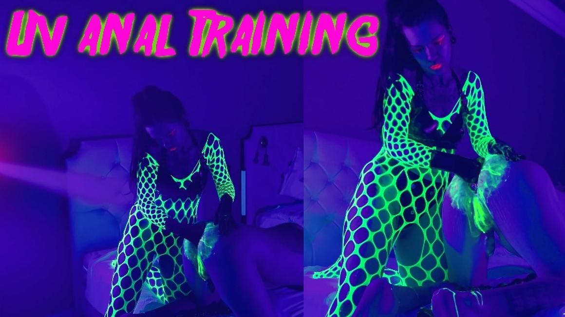 Poster for Uv Anal Training With Mazmorbid - Demoness_Luna - Manyvids Model - Big Toys, Anal Play (Анальная Игра)