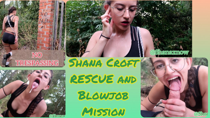 Poster for Shana Croft Rescue & Blowjob Alfxnow - Manyvids Model - Alfxnow - Blowjob, Cosplaying (Косплей)