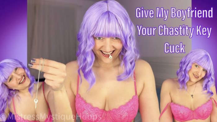 Poster for Clips4Sale Star - Mistressmystique - Give My Boyfriend Your Chastity Key Cuck - Keyholdingandchastity, Chastity (Хранение Ключей И Целомудрие)