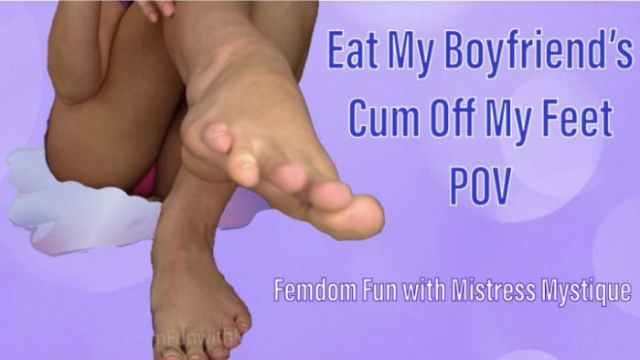 Poster for Eat My Boyfriend'S Cum Off My Feet - Mistressmystique - Clips4Sale Shop - Femaledomination, Makemebi (Макемеби)