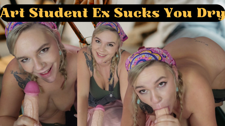 Poster for Art Student Ex Sucks You Dry - March 17, 2023 - Manyvids Girl - Milf Nikki Lynn - Milf, Dildo Sucking (Сосание Фаллоимитатора)