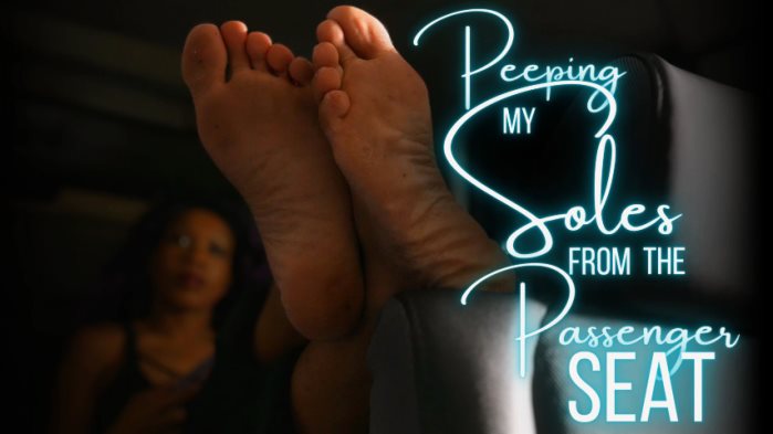 Poster for Cupcake Sinclair - Peeping My Soles From The Passenger Seat - Clips4Sale Model - Wrinkledsoles, Barefoot (Кекс Синклер Морщинистые Соты)