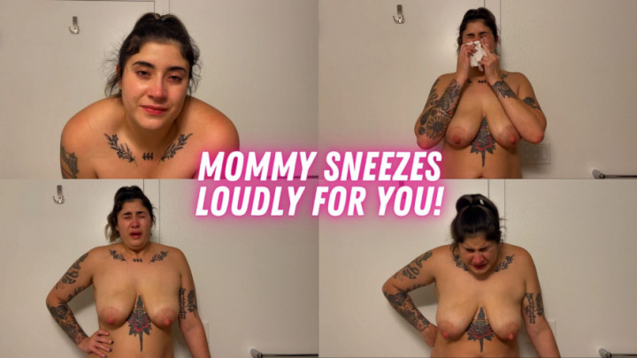Poster for Manyvids Star - 4K Mommy Sneezes Loudly For You - Stargirlmilf - Nose Blowing, Sneezing, Mommy Roleplay (Сморкание)