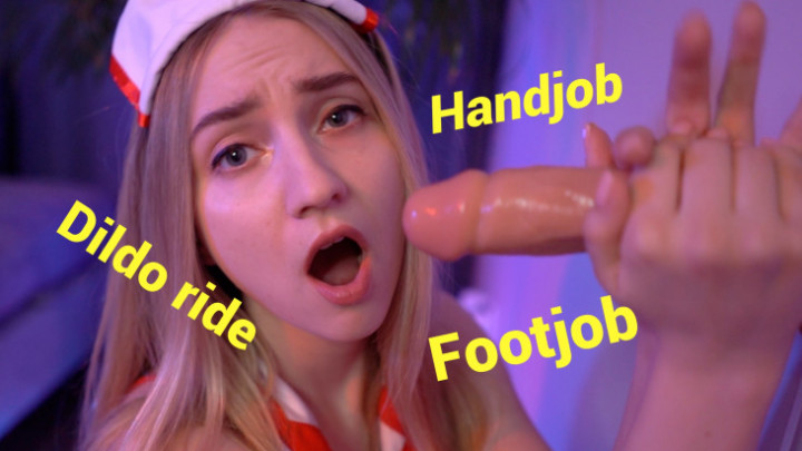Poster for Cutie_Booty - Nurse Treatment: Handjob, Footjob - Manyvids Girl - Handjobs, Dildo Riding, Cumshots (Катание На Фаллоимитаторе)