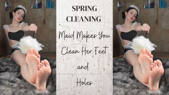 Poster for Clips4Sale Girl - Maid Makes You Clean Her Feet And Holes - Thetinyfeettreat - Footfetish, Cuckolding, Creampie (Рогоносец)