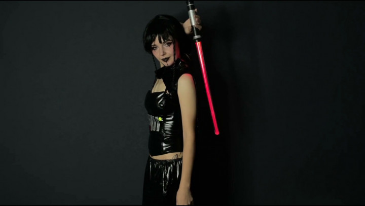 Poster for Manyvids Star - Lil Cosplay Slut - Darth Vader Cosplay - Striptease - Oct 13, 2022 - Erotic Dancers, Striptease, Ass Shaking (Лил Косплей Шлюха Стриптиз)