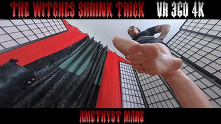 Poster for Clips4Sale Girl - Amethyst Mars - The Witches Evil Shrink Trick - Vr 360 4K - Foot Crush, Feet (Грубые Девчонки Ноги)