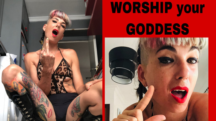 Poster for Worship Your Goddess - Gypsy Maya - Manyvids Girl - Female Domination, Jerk Off Instruction (Цыганка Майя Инструкция По Дрочке)