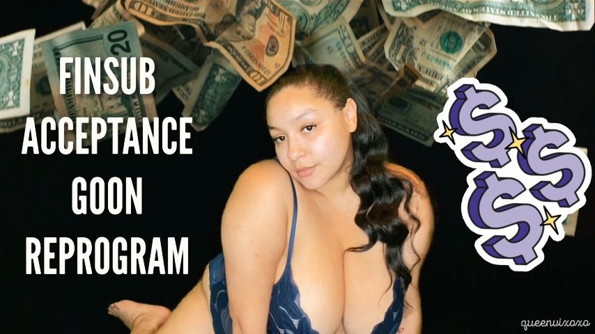 Poster for Manyvids Model - Findom Acceptance Goon Triggers - Aug 18, 2021 - Queenvixoxo - Money, Femdom Pov (Фемдом Pov)