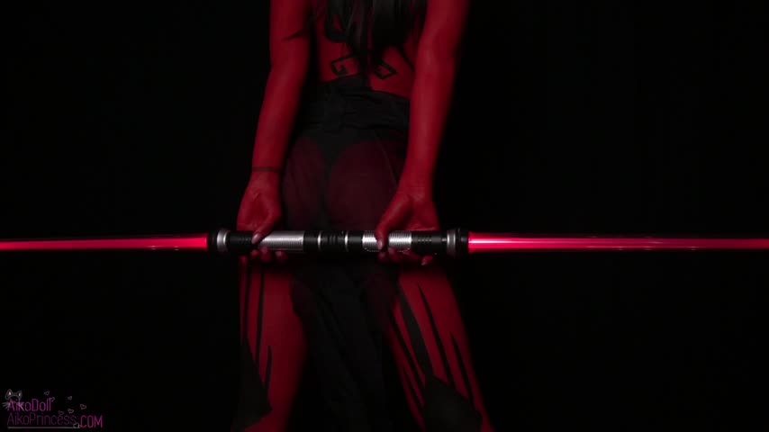 Poster for Manyvids Girl - Darth Maul Training : Star Wars - September 19, 2018 - Aiko Moe - Double Penetration, Squirt (Айко Мо Спринцовка)