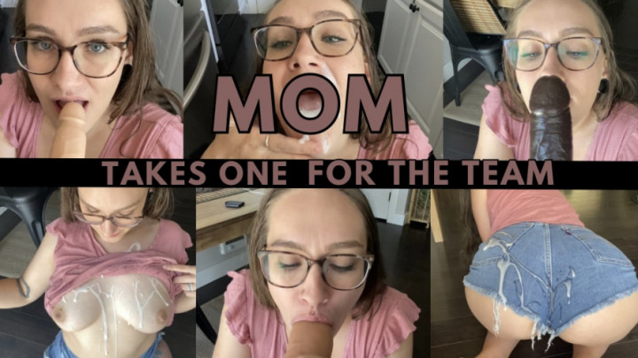 Poster for Manyvids Girl - Mom Takes One For The Team - Divinebabe - Cum In Mouth, Blowjob, Pov Blowjob (Минет Pov)