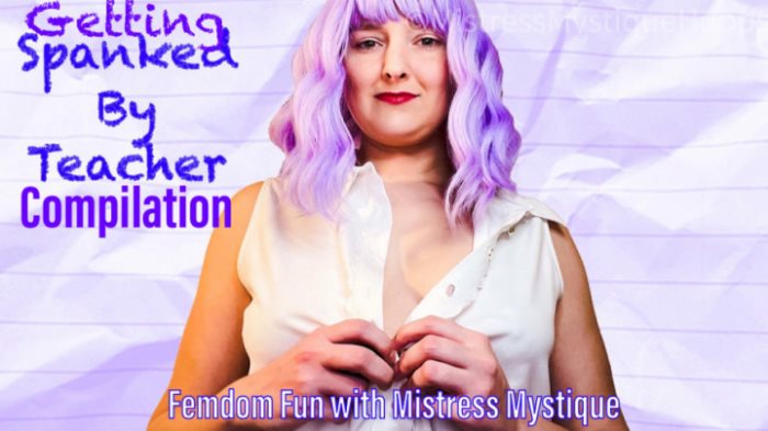 Poster for Clips4Sale Production - Getting Spanked By Teacher - Mistressmystique - Femdom, Femaledomination