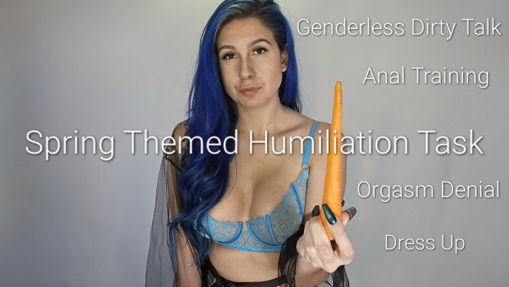 Poster for Spring Humiliation Task & Anal Training - Freya Reign - Manyvids Model - Orgasmdenial, Analplay, Bigboobs (Фрея Рейн Анальная Игра)