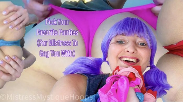 Poster for Mistressmystique - Pick Your Favorite Panties For Mistress To Gag You With - Clips4Sale Star - Femaledomination, Goddessworship (Поклонение Богу)