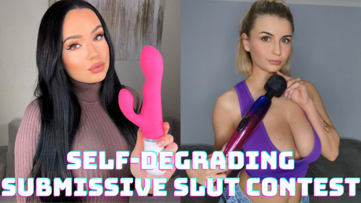 Poster for Self Degrading Submissive Slut Contest - Manyvids Model - Isla White - Kink, Submissive Sluts (Исла Уайт Покорные Шлюхи)