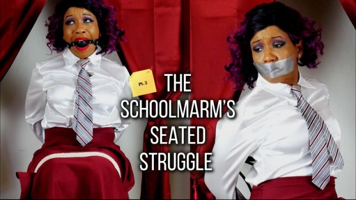 Poster for Schoolmarm'S Seated Struggle Pt. 2 - Clips4Sale Creator - Cupcake Sinclair - Bondage, Ballgagged (Кекс Синклер С Шаровой Опорой)