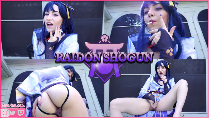 Poster for Raidon Shogun Smokes & Masturbates - Missmilarose - Manyvids Model - Cosplay, Smoking, Masturbation (Косплей)