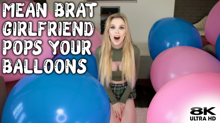 Poster for Mean Girlfriend Pops Looner Bfs Balloons - January 10, 2023 - Roxy Cox - Manyvids Model - Long Nails, Brat Girls (Рокси Кокс Грубиянки)