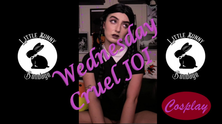 Poster for Wednesday Cruel Joi - Nov 9, 2021 - Manyvids Star - Littlebunnyb - Cosplay, Joi, Cosplaying (Косплей)