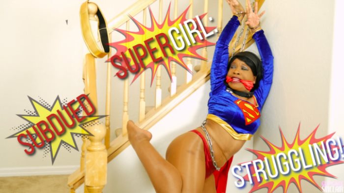 Poster for Clips4Sale Model - Cupcake Sinclair - Supergirl: Subdued And Struggling - Struggling, Pantyhose, Superheroines (Кекс Синклер Борьба)