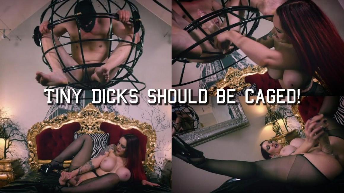 Poster for Manyvids Star - Tiny Dicks Should Be Caged - Ruby_Onyx - Teaseanddenial, Jerkingoff (Рывок)