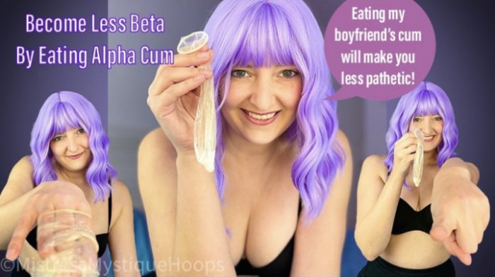 Poster for Clips4Sale Creator - Become Less Beta By Eating Alpha Cum - Mistressmystique - Cei, Sfw