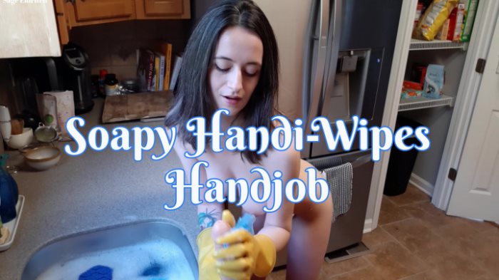 Poster for Sage Eldritch - Soapy Handi-Wipes Handjob - Clips4Sale Girl - Gloves, Glovefetish, Kitchen (Мудрец Элдрич Перчатки)