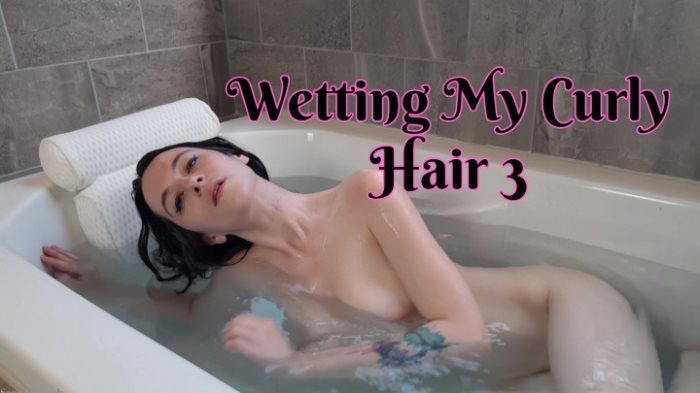 Poster for Wetting My Curly Hair #3 - Clips4Sale Model - Sage Eldritch - Hair, Nuditynaked (Мудрец Элдрич Волосы)