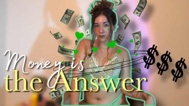 Poster for Goddessdri - Money Is The Answer - Manyvids Star - Financial Domination, Slave Training (Обучение Рабов)
