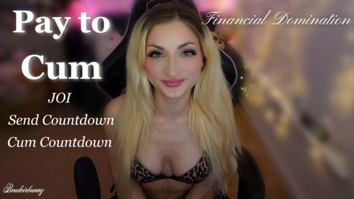 Poster for Send To Cum | Financial Domination Joi Cum Countdown - Manyvids Girl - Boudoirbunny - Money Fetish, Financial Domination (Будуарный Кролик Финансовое Господство)