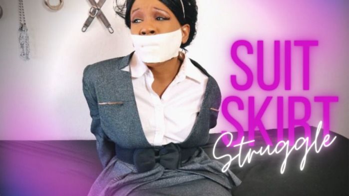 Poster for Cupcake Sinclair - Clips4Sale Production - Suit Skirt Struggle - Bondage, Tapebondage (Кекс Синклер Ленточный Бондаж)