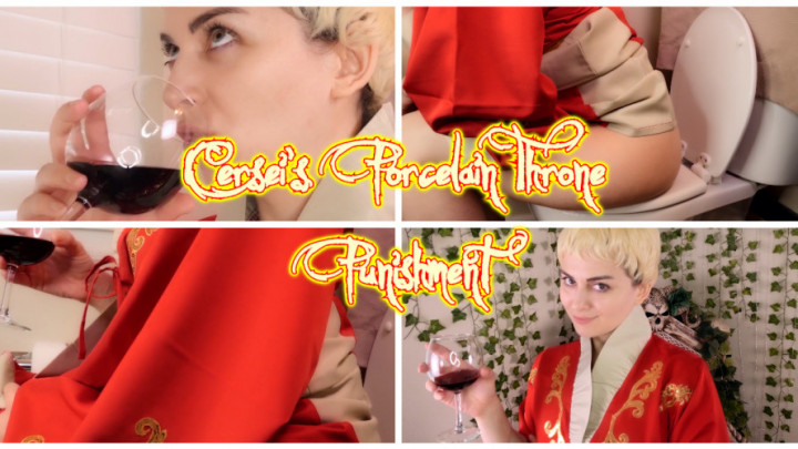 Poster for Cersei'S Porcelain Throne Punishment - October 18, 2018 - Manyvids Model - Ellie Idol - Toilet Fetish, Farting (Элли Айдол Пукающий)
