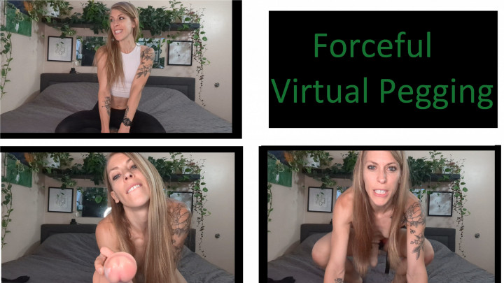 Poster for Manyvids Star - The3Kins - Pushed Virtual Pegging - Jan 15, 2023 - Strap-On, Female Domination (Страпон)