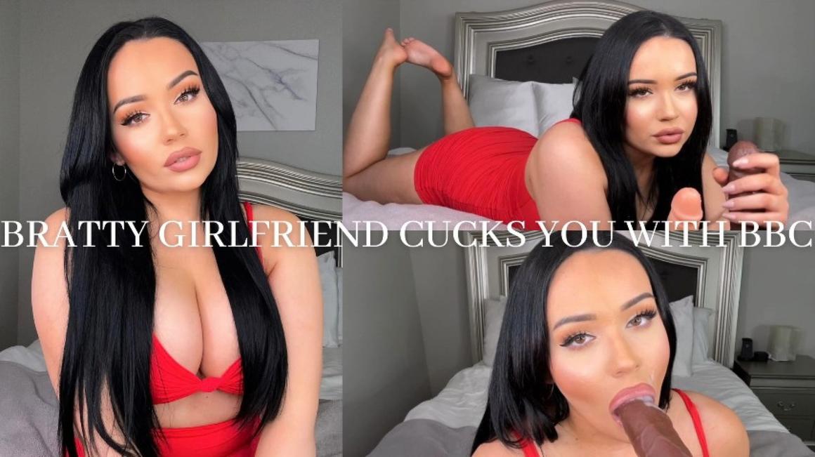 Poster for Manyvids Girl - Bratty Girlfriend Cucks You With Bbc - Mia Jocelyn - Kink, Cuckolding, Femdom (Миа Джослин Фемдом)