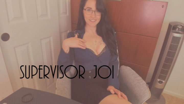 Poster for Supervisor Joi - Jul 16, 2019 - Manyvids Girl - Aliceblack - Boss/Employee, Joi (Начальник/Сотрудник)