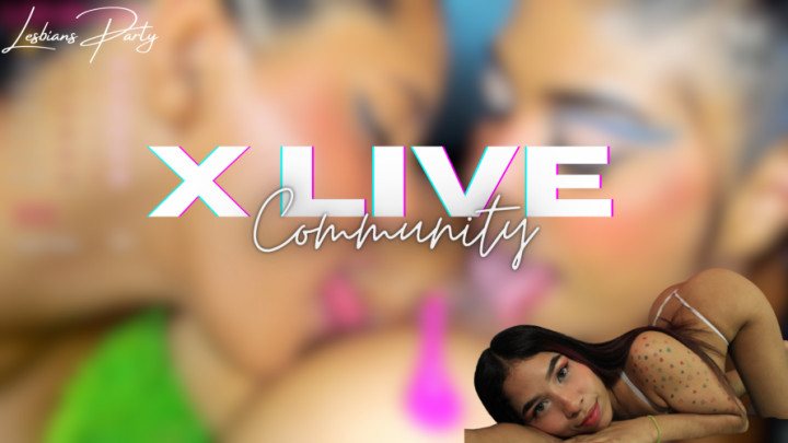 Poster for Xlivestudio - Lustylesbians Delight In Savoring The Exquisite Vagina+Ass - Manyvids Star - Licking, Amateur (Лизать)