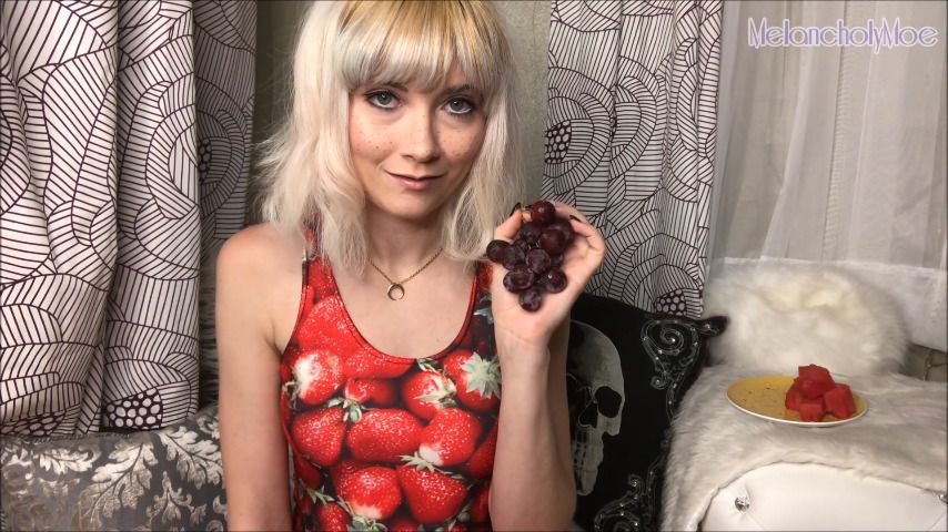 Poster for Fruit Punch - August 21, 2019 - Missmelancholymoe - Manyvids Girl - Slave Training, Sfw, Food (Еда)