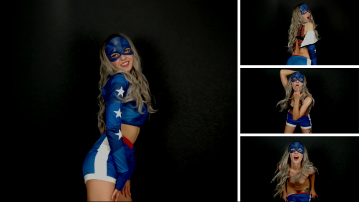 Poster for Manyvids Star - Stargirl Cosplay - Striptease - Sep 1, 2021 - Lil Cosplay Slut - Nudity/Naked, Erotic Dancers (Лил Косплей Шлюха Эротические Танцовщицы)